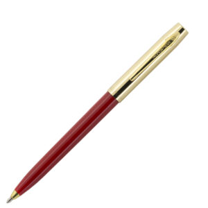 Fisher Cap-O-Matic Gold-Red Ballpoint Pen