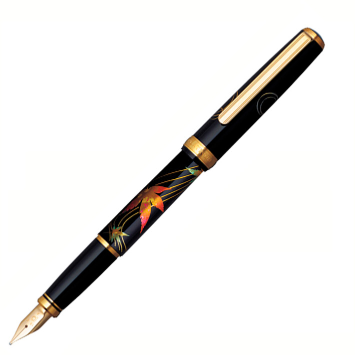 Platinum Vicoh Kanazawa Gold Leaf Changing Autumn Leaves Fountain Pen