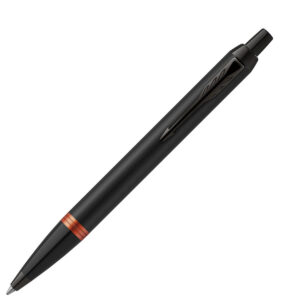 Parker IM Black Flame Orange Vibrant Rings BT Ball Pen