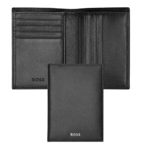 Hugo Boss Leather Folding CH Classic Smooth Black