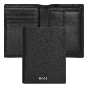 Hugo Boss Leather CH with Flap Cls Grained Black