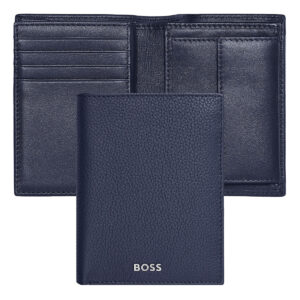 Hugo Boss Leather CH with Flap Cls Grained Navy