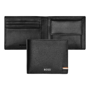 Hugo Boss Leather Money Wallet Iconic Black