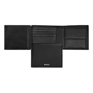 Hugo Boss Leather Wallet Flap CLS Smooth Black