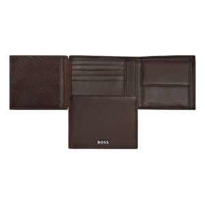 Hugo Boss Leather Wallet Flap CLS Smooth Brown