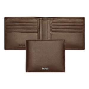 Hugo Boss Leather Wallet Classic Smooth Brown