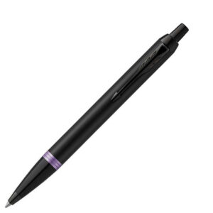 Parker IM Black Amethyst Purple Vibrant Rings BT Ball pen