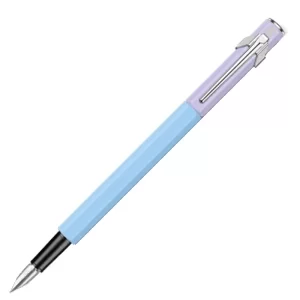 Caran D'Ache 849 SE PAUL SMITH Sky Blue & Lavender Purple Fountain Pen