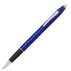 Cross Classic Century Translucent Blue Chrome Trim Roller Ball Pen