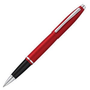 Cross Calais Crimson Red Chrome Trim Roller Ball Pen