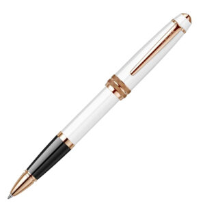 Cross Bailey Pearl White Rosegold Trim Roller Ball Pen