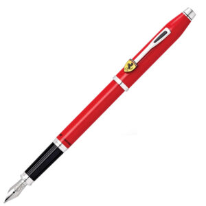 Cross Ferrari Century 2 Red Lacquer Chrome Trim Fountain Pen