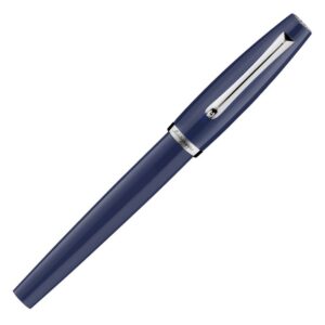 Montegrappa Manager Navy Blue Chrome Trim Roller Ball Pen