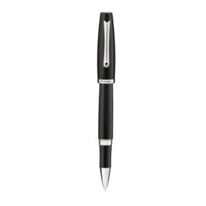 Montegrappa Manager Black Chrome Trim Roller Ball Pen