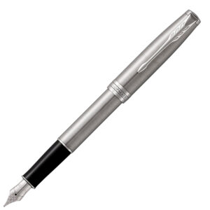 Parker Sonnet Steel with Chrome Trim Fountain Pen