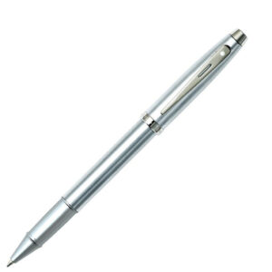 Sheaffer 100 Brushed Chrome Chrome Trim Roller Ball Pen