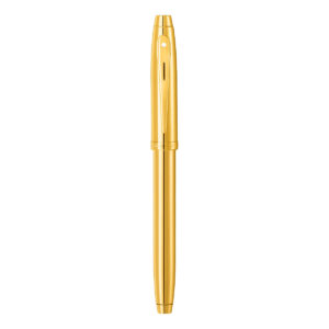 Sheaffer 100 Glossy Gold PVD Fountain Pen