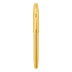Sheaffer 100 Glossy Gold PVD Roller Ball Pen
