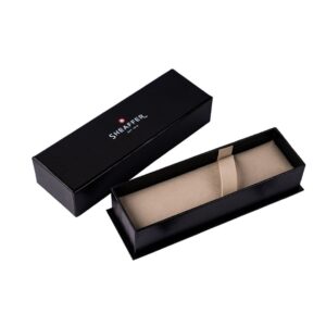 Sheaffer VFM Light Grey PVD Gold Trim Ball Pen