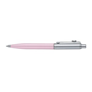 Sheaffer SentinelEmily in Paris Pink Matte Chrome Trim Ball Pen with Bow Emblem on Clip