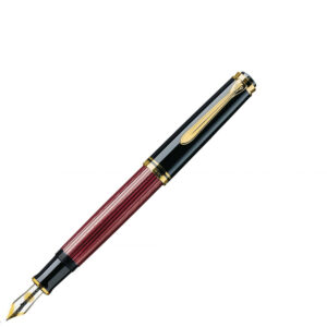 Pelikan Souveran M600 Black/Red Fountain Pen  14K